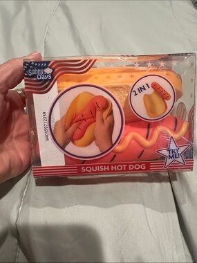 Sunny Days Squish Hot Dog Toy 🌭